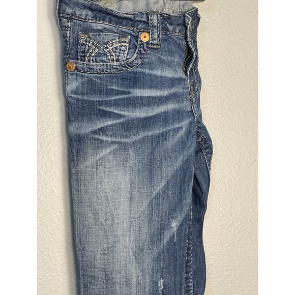 Big Star Jeans 30XL LIV Bootcut Distress Logo Front And Back Design Pockets Loop - Picture 5 of 9